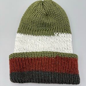 Hand-Knitted Winter Hat, Reversible Handmade Men's & Women's Cap. Unisex Beanie